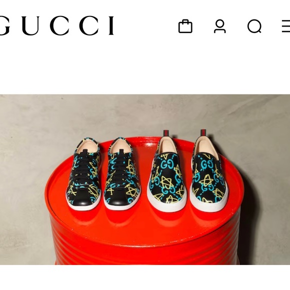 🤩🤩🤩AUTHENTIC GUCCIGHOST low top sneakers 🤩🤩🤩 size 39.5 - Picture 8 of 8